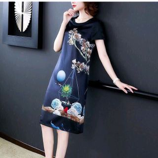 ĐẦM LỤA HỌA TIẾT