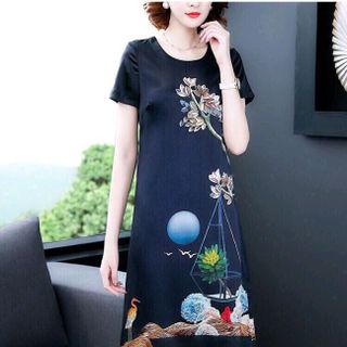 ĐẦM LỤA HỌA TIẾT