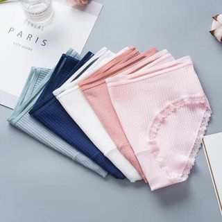 Quần lot cotton tăm phối ren