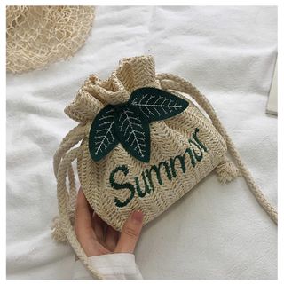 Túi cói đeo chéo siêu xinh