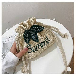 Túi cói đeo chéo siêu xinh