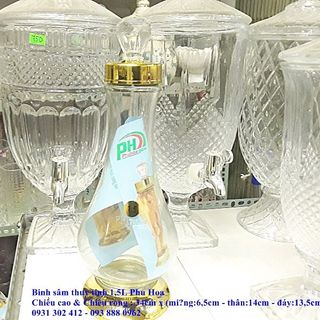 Bình Sâm Thủy Tinh Phú Hòa 1L5