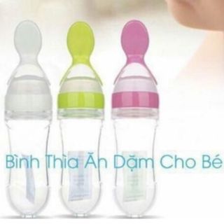 BÌNH THÌA ĂN DẶM SILICON DÀNH CHO BÉ