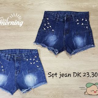 Short jean tua lai rách giá sỉ