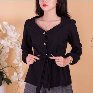 Áo kiểu cột nơ