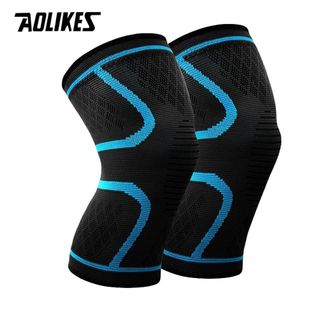 Bó gối đàn hồi bảo vệ đầu gối Aolikes AL7718 - Phụ kiện tập gym chạy bộ đạp xe bóng chuyền bóng đá giá sỉ