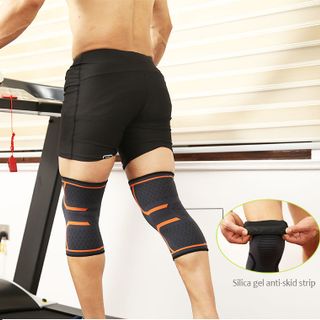 Bó gối đàn hồi bảo vệ đầu gối Aolikes AL7718 - Phụ kiện tập gym chạy bộ đạp xe bóng chuyền bóng đá
