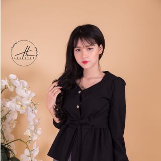 Áo kiểu cột nơ