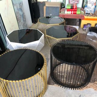 Bàn sofa tròn đá hoa cương hàng chuẩn đẹp