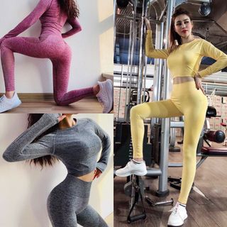 Bộ tập gym dài tay