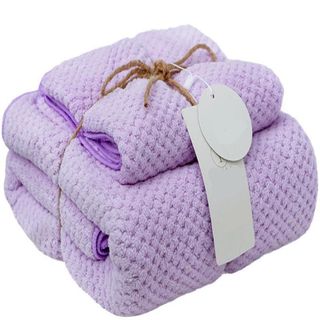 Set 2 Khăn tắm 35x7575g70x140280gsiêu thấm chất liệu 100 cotton-206