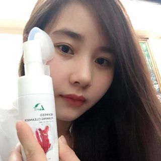BỌT RỬA MẶT TẢO BIỂN athena- KIÊM MÁY MASSAGE MẶT