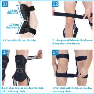 MỘT CẶP 2 CHIẾC KHUNG NÂNG BẢO VỆ ĐẦU GỐI VÀ TRỢ LỰC POWERKNEE