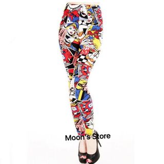 Quần legging nữ siêu co giãn họa tiết đẹp