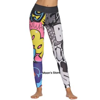 Quần legging nữ siêu co giãn họa tiết đẹp