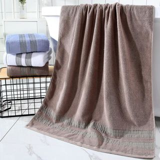 Set 3 Khăn siêu thấm chất liệu 100 cotton1 khăn tắm lớn 70x140 2 khăn mặt 34x75- 207