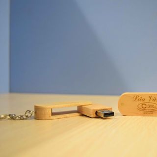 cung câp usb quà tặng in khắc logo giá rẻ,usb gỗ xoay,usb khắc logo,usb