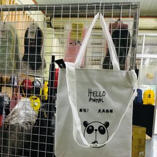 túi tote vải gấu panda