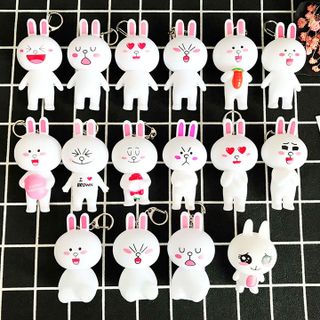 Móc khóa siêu xinh Thỏ trắng đáng yêu  20PK