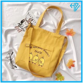 túi tote vải 3 chú vịt con