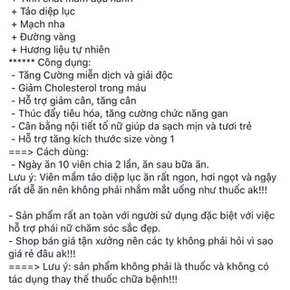 500g Viên mầm đậu nành hồng sâm cacao tảo