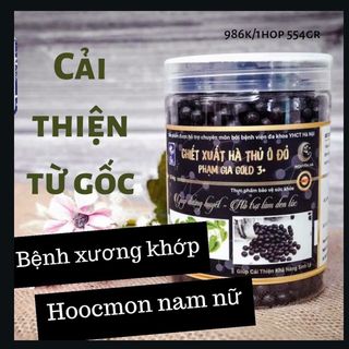 HÀ THỦ Ô ĐỎ PHẠM GIA GOLD 3 - Đen tóc - Đẹp da - Tăng cường sinh lý