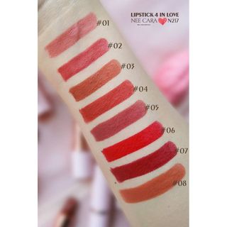 Son Thỏi Lì Nee Cara N217 Lipstick 4 In Love Flamingo N217