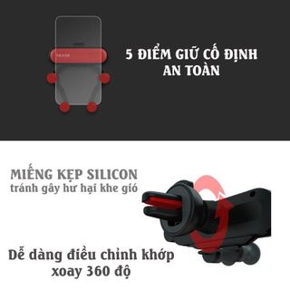Giá đỡ điện thoại xe hơi gắn thông gió