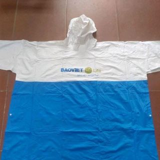 áo mưa vải PVC in logo quảng cáo