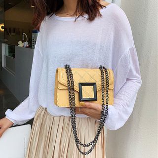 Túi Nắp Khóa Vuông Thời Trang Hàn Quốc 669