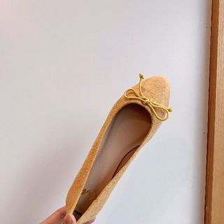 Giày búp bê da lộn