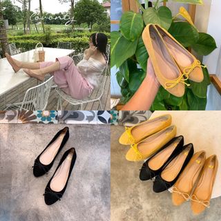 Giày búp bê da lộn