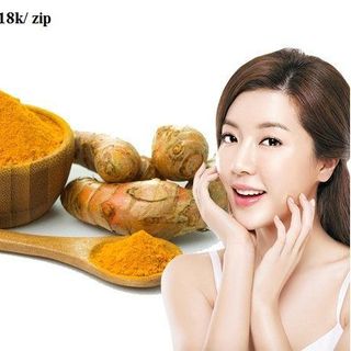 Bột Đắp Mặt Thiên Nhiên - Nghệ Vàng Chỉ 18k