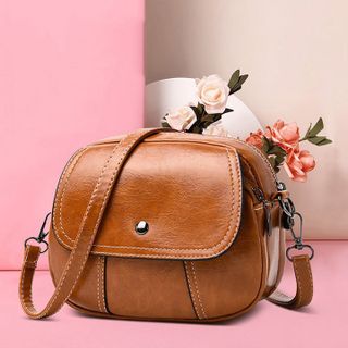 NEW Túi Tròn Nữ Đeo Vai Da mềm D671