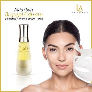 Nước Hoa Hồng cân bằng độ ẩm se khít lỗ chân lông kiểm át dầu Lala Beauty cho da nhạy cảm 100ml