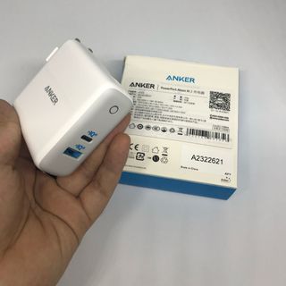 Củ sạc nhanh Anker PowerPort Atom III 2 60W A2322 - 1 cổng Type C PD 1 cổng IQ
