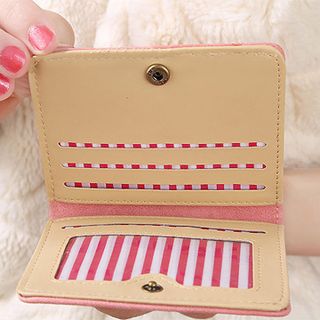 Giá Tốt Ví nữ mini da lộn In chữ Thời Trang D8293