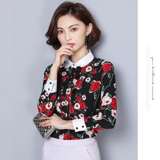 Áo Sơ Mi Đen Thời Trang Hàn Quốc 2018 - TP1605A