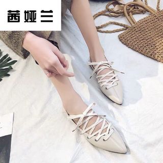 Giày bup bê Đan dây