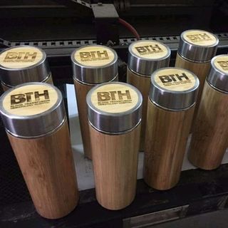 bình vỏ tre trúc giữ nhiệt