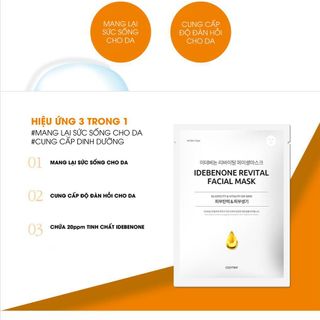 Mặt Nạ Trẻ Hóa Da IDEBENONE REVITAL FACIAL MASK