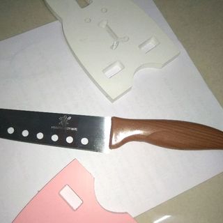 Dao bếp gọt trái cây inox có lỗ sắc bén