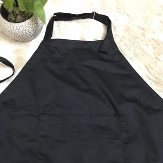 SỈ Tạp dề yếm phục vụ màu đen