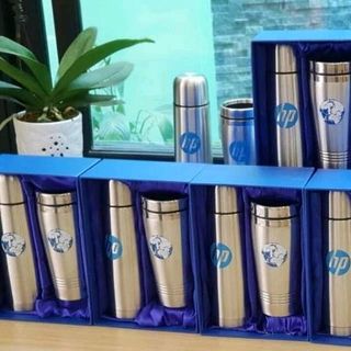 bộ quà tặng bình và cốc giữ nhiệt