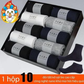 Tất hộp nam 10 đôi xuất nhật