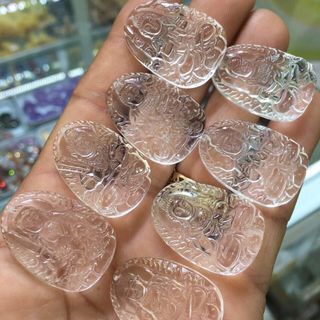 Phật hộ mệnh thạch anh trắng size nữ