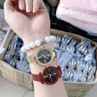 Đồng hồ dây nam châm nữ siêu đẹp