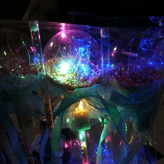 quả cầu pha lê phát sáng