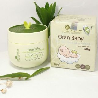 Kem Oran Baby I’m Nature làm dịu phục hồi da cho bé