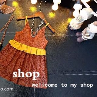 váy dây viền bèo sanh chảnh hêtd nấc